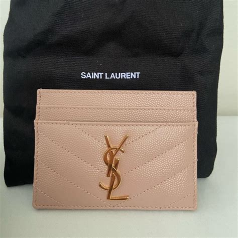 ysl yves saint laurent monogram card|YSL monogram card.